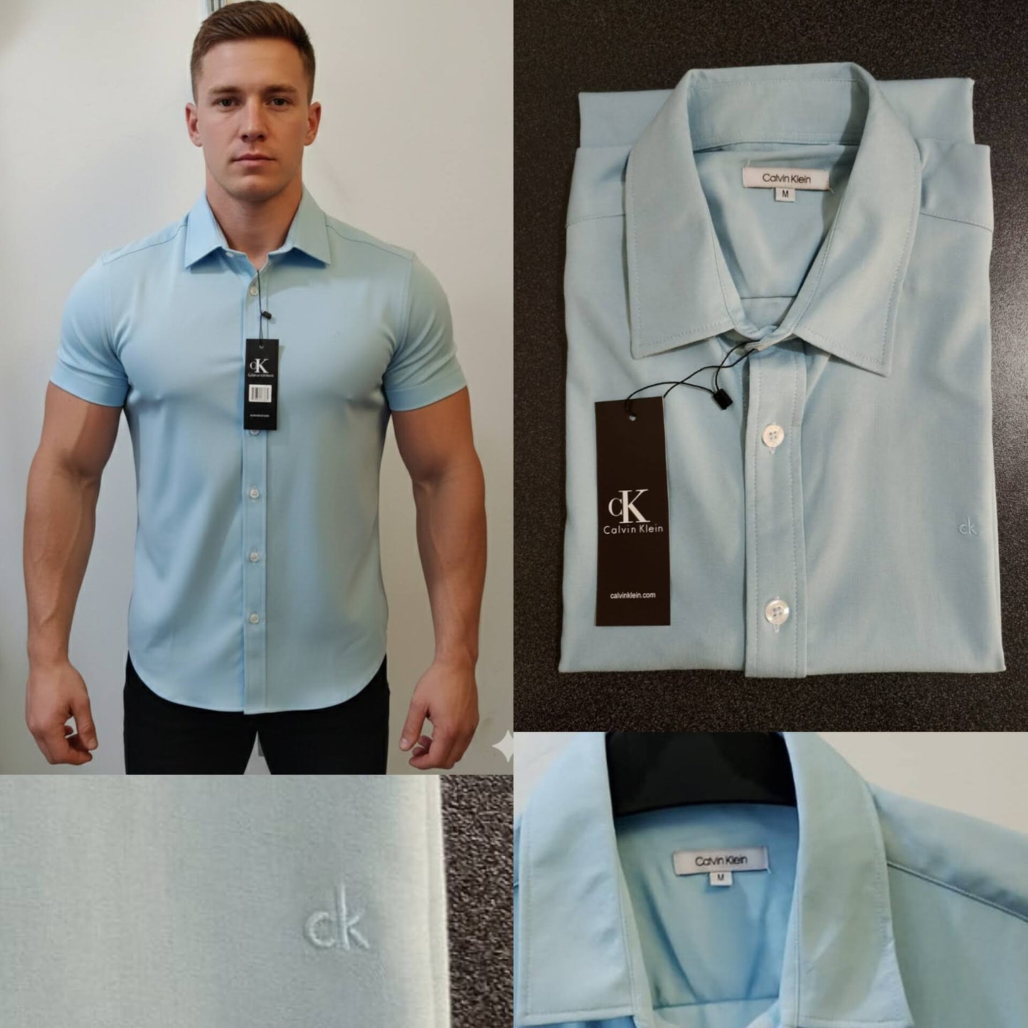 Camisa calvin K manga corta