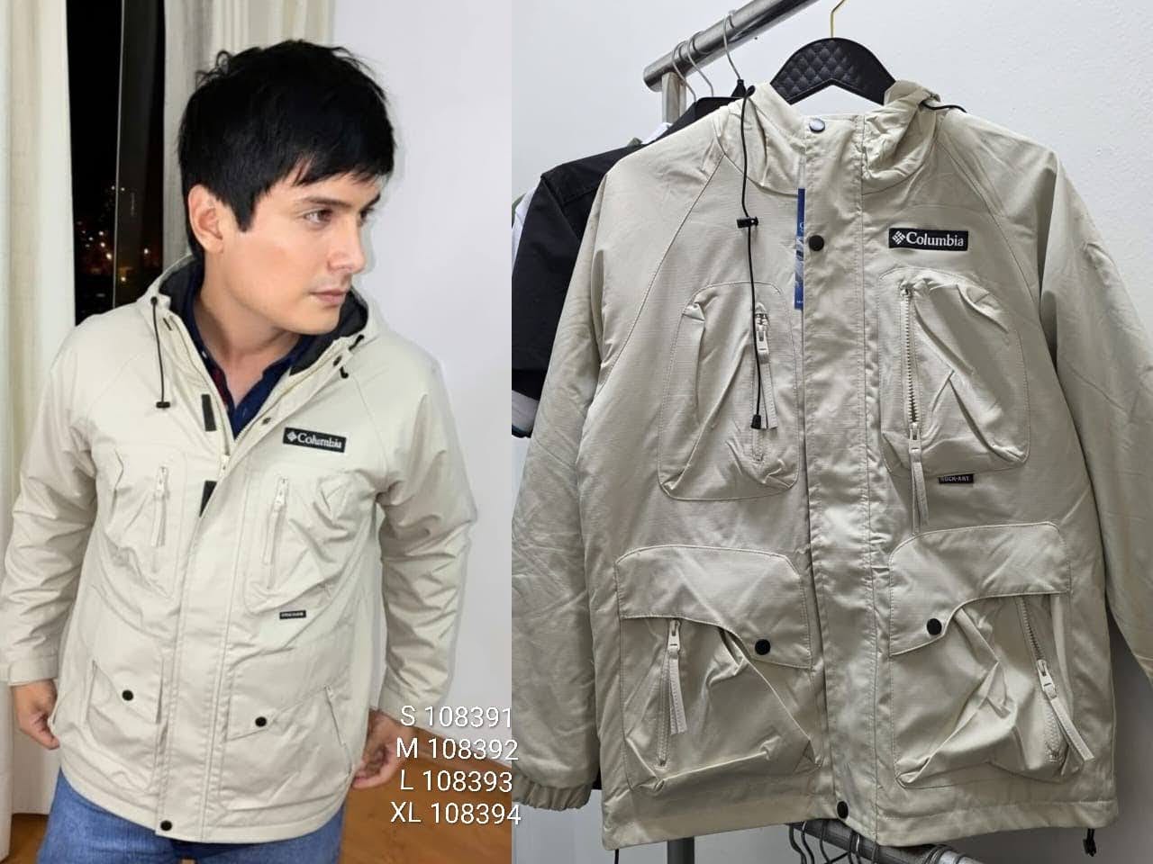 Casaca Columbia impermeable material drill