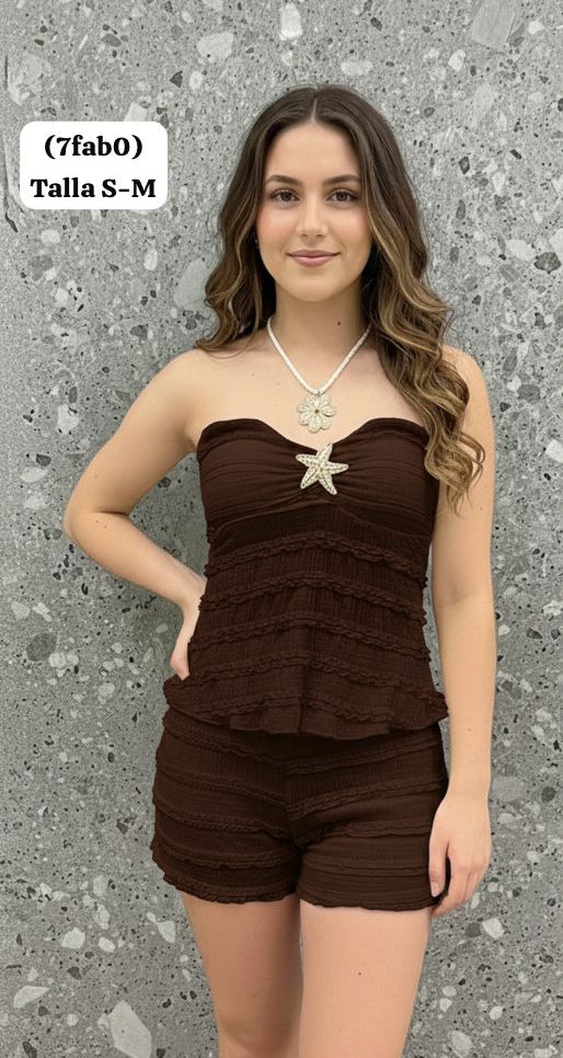 Conjunto de dama para el verano