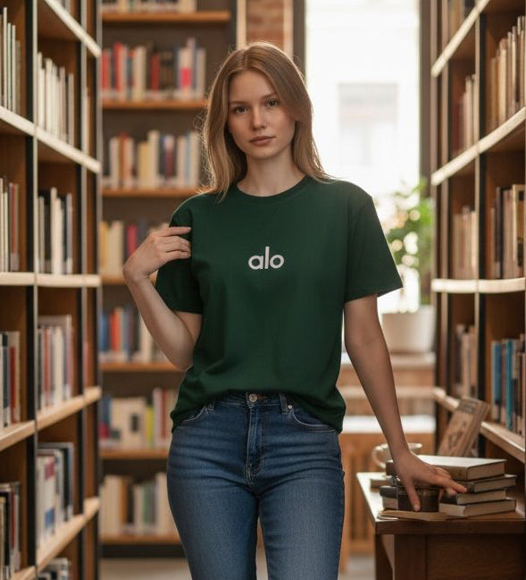 Polo ALO cuello redondo para dama