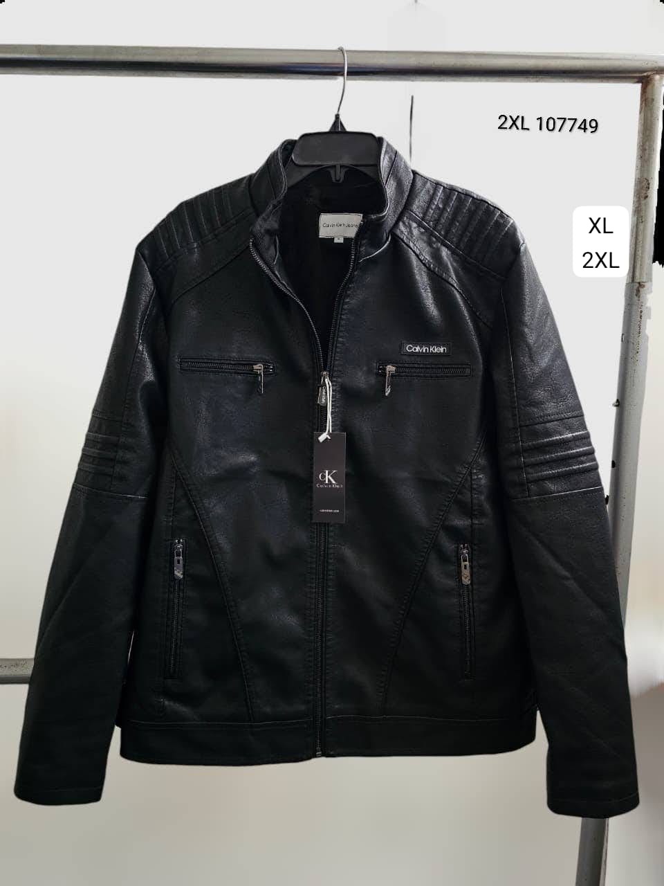 Casaca de cuerina Calvin Klein