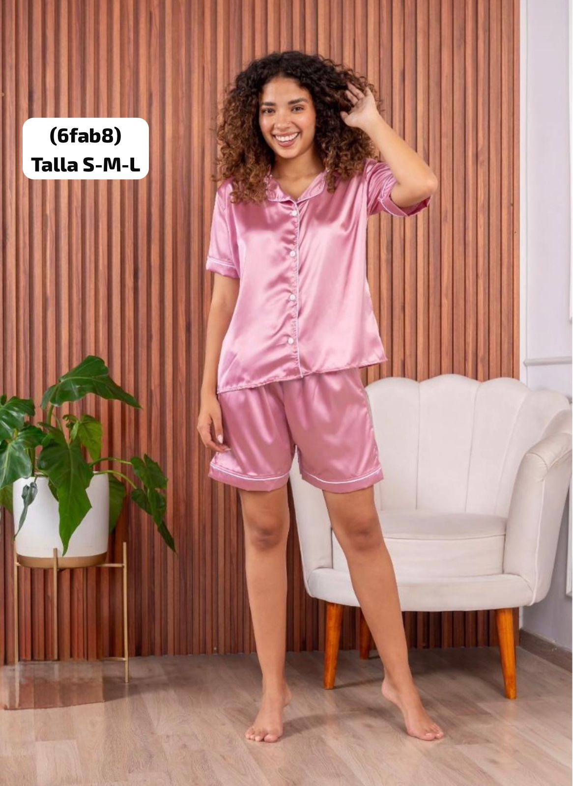 Pijama De Dama de lino