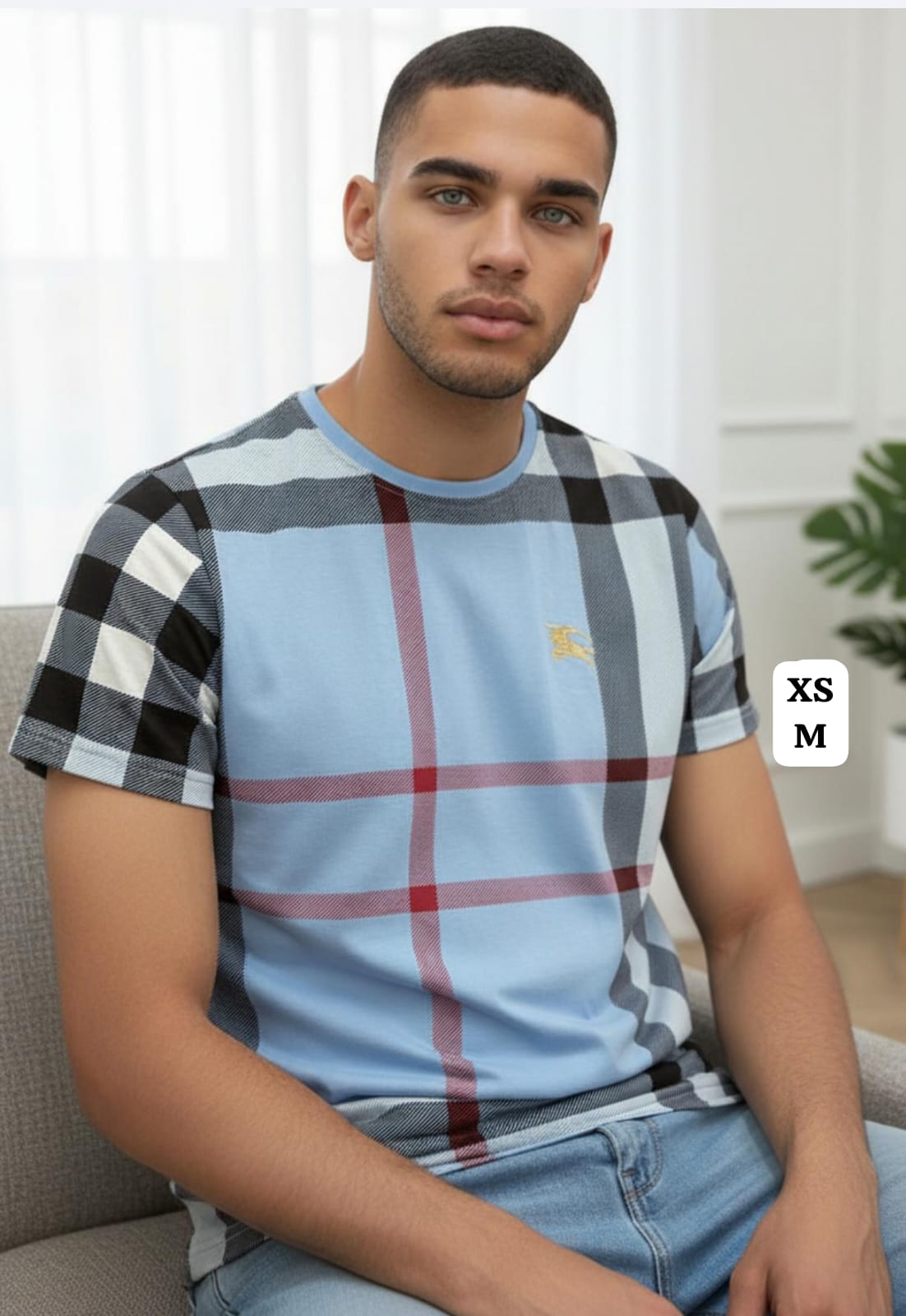 Polo Burburry cuello redondo