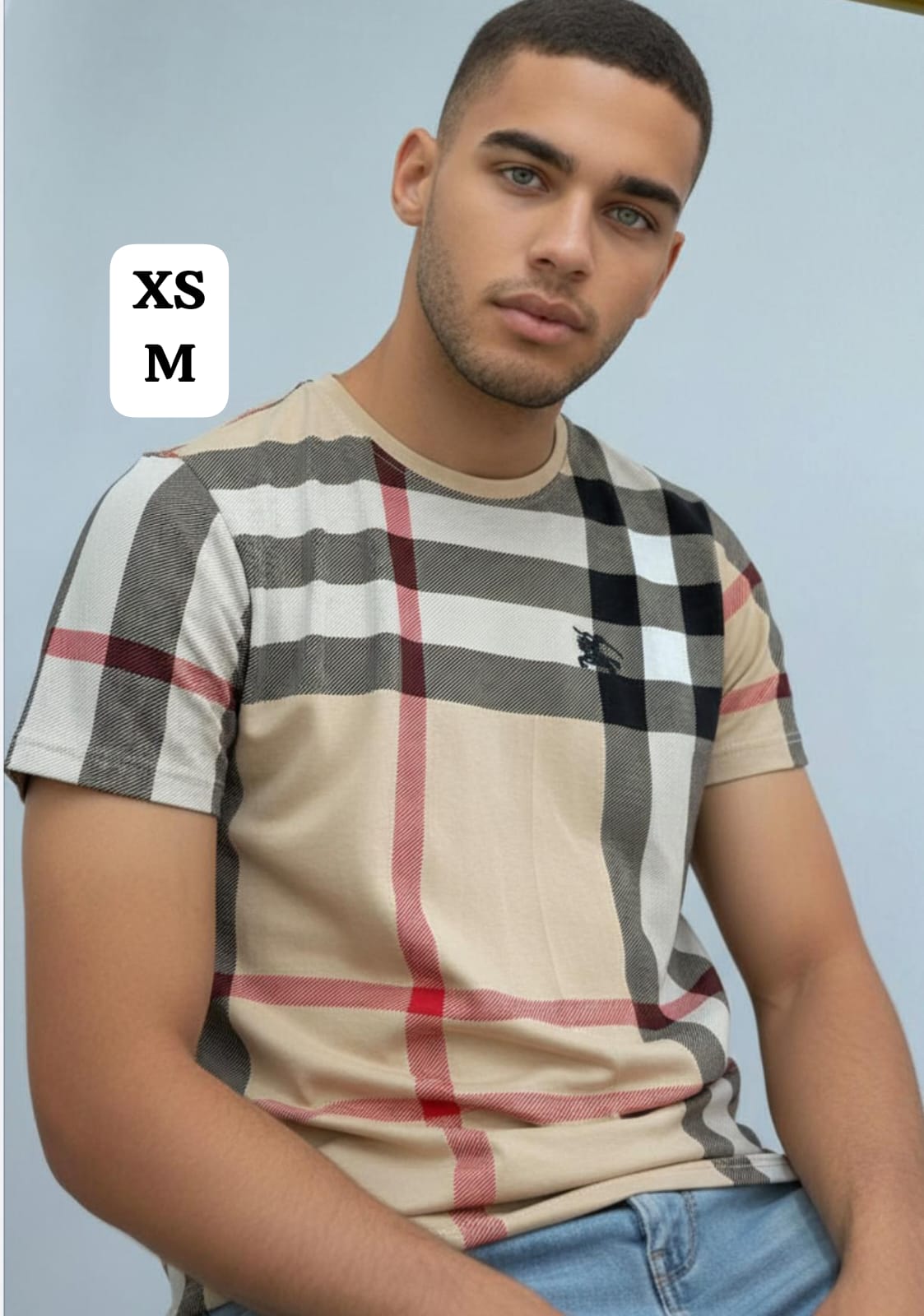 Polo Burburry cuello redondo