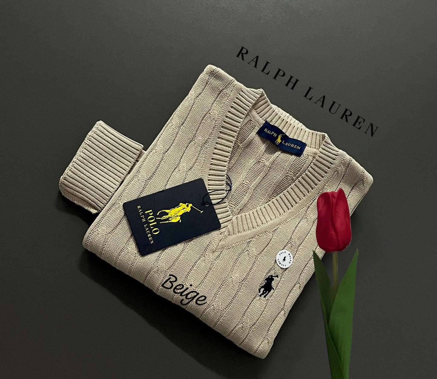 Chompa hilo Ralph Lauren para dama