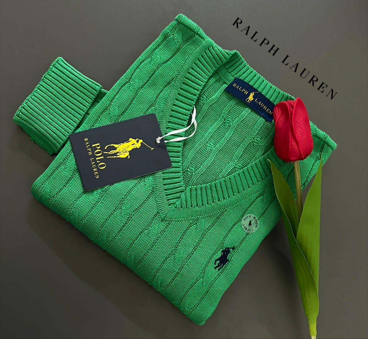 Chompa hilo Ralph Lauren para dama