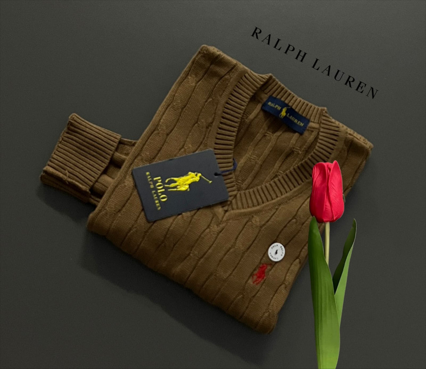 Chompa hilo Ralph Lauren para dama