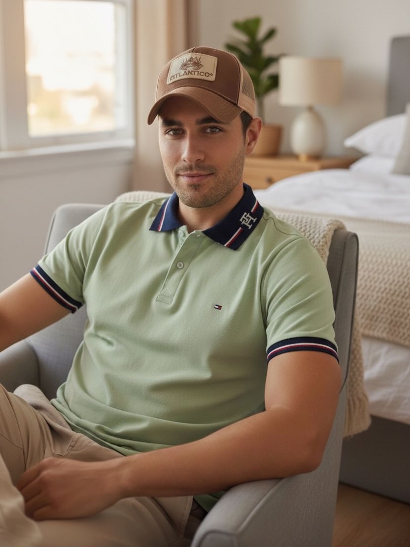 Camisero Tommy Hilfiger algodón piqué