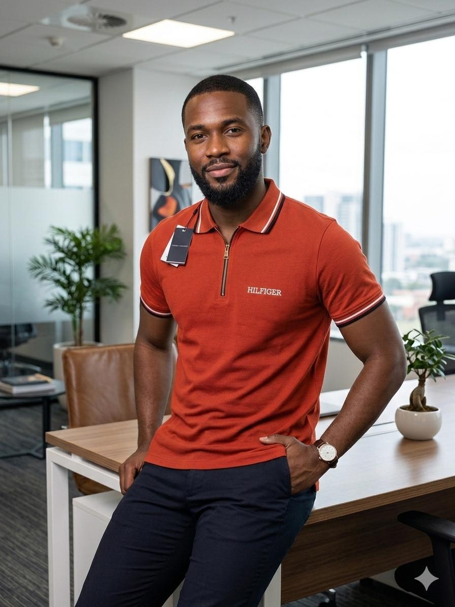 Camisero Tommy H algodón piqué