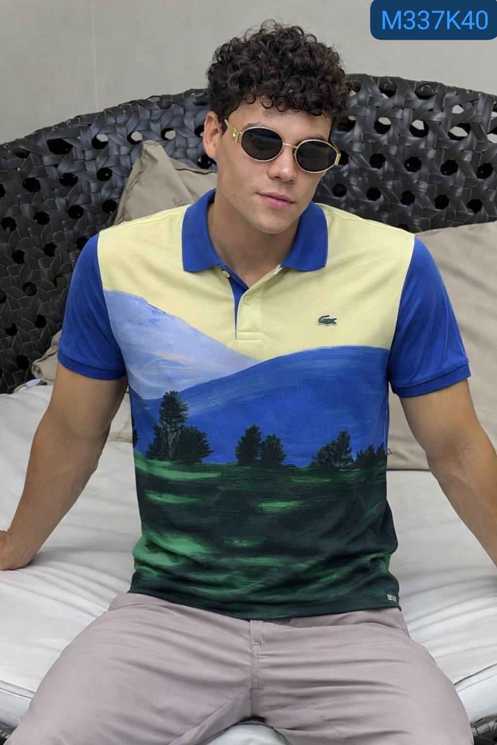 Camisero Lacoste algodón piqué