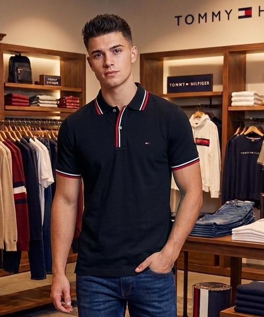 Camisero Tommy Hilfiger algodón piqué