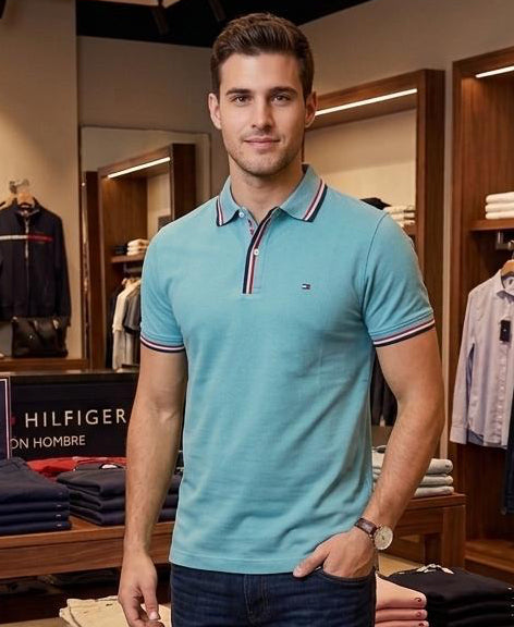 Camisero Tommy Hilfiger algodón piqué