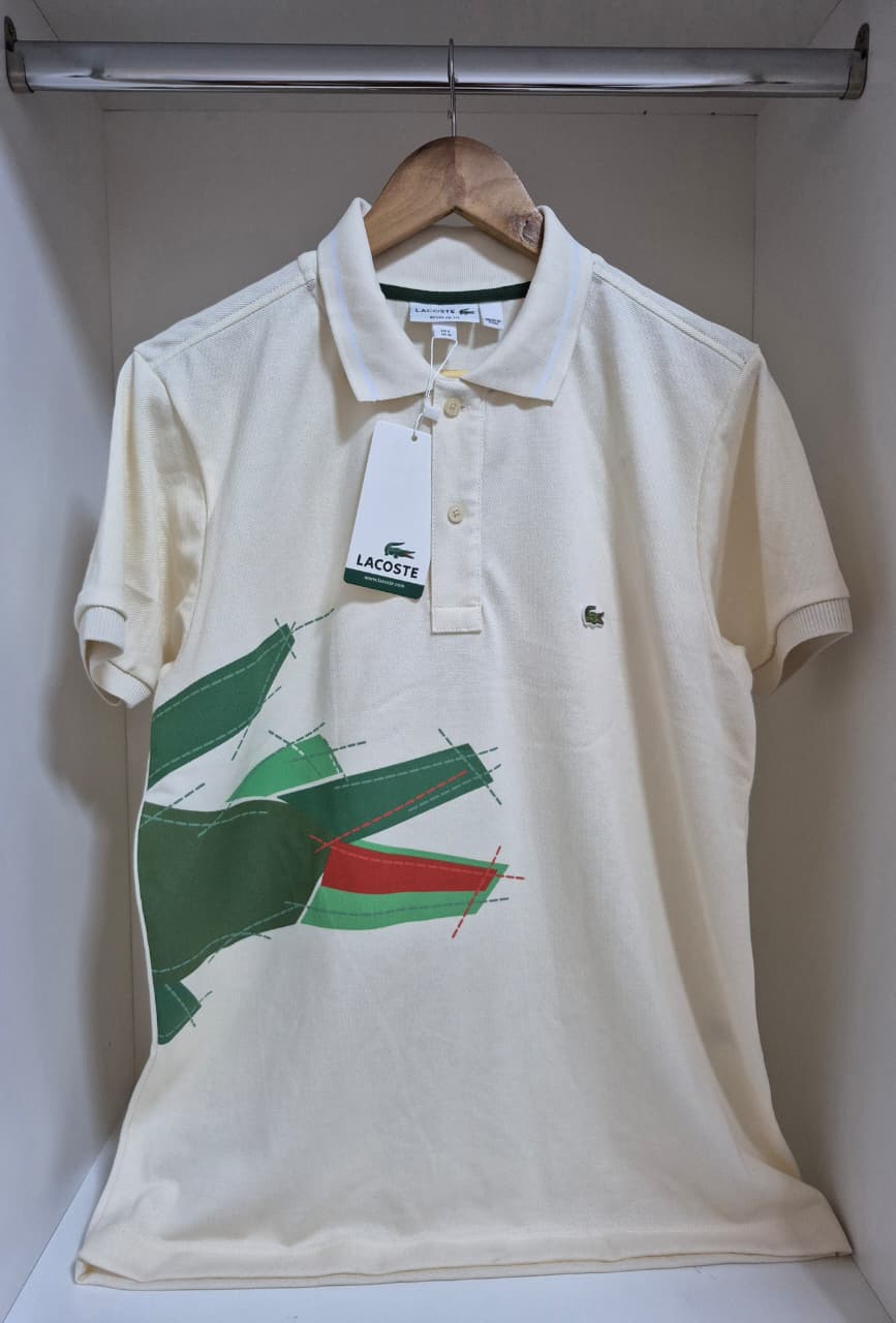 Camisero Lacoste algodón pique