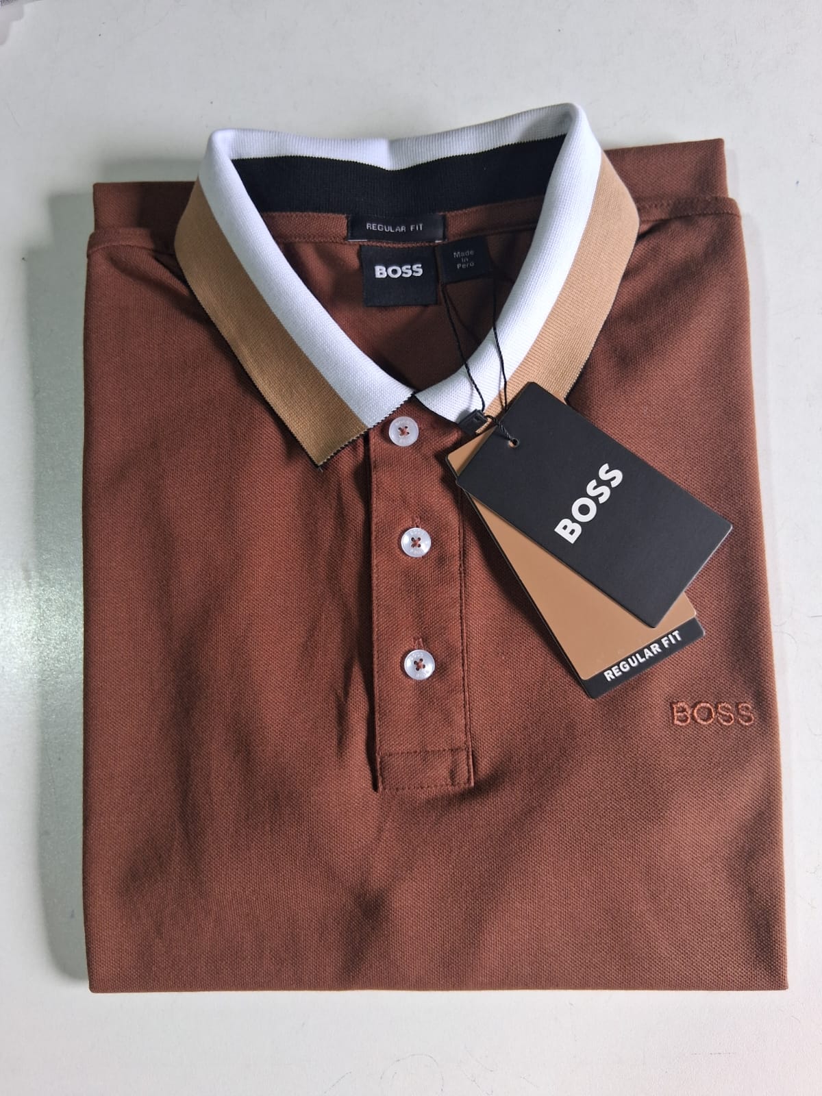 Camisero Hugo Boss algodón piqué