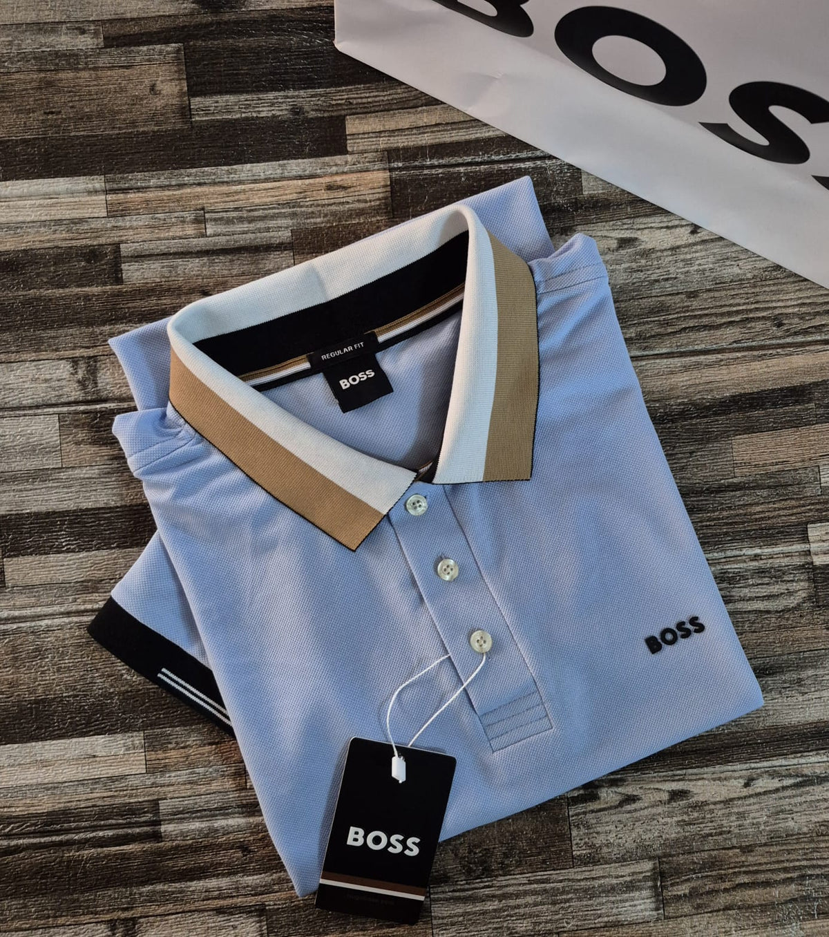 Camisero Hugo Boss algodón piqué