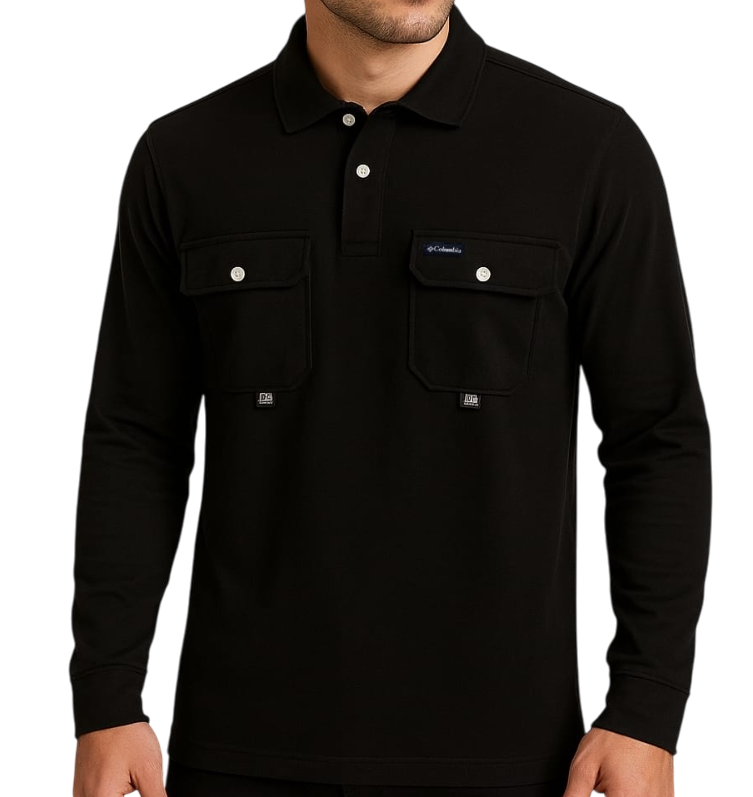Polo camisero Columbia MANGA LARGA