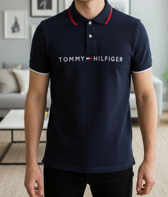 Camisero Tommy H algodón piqué