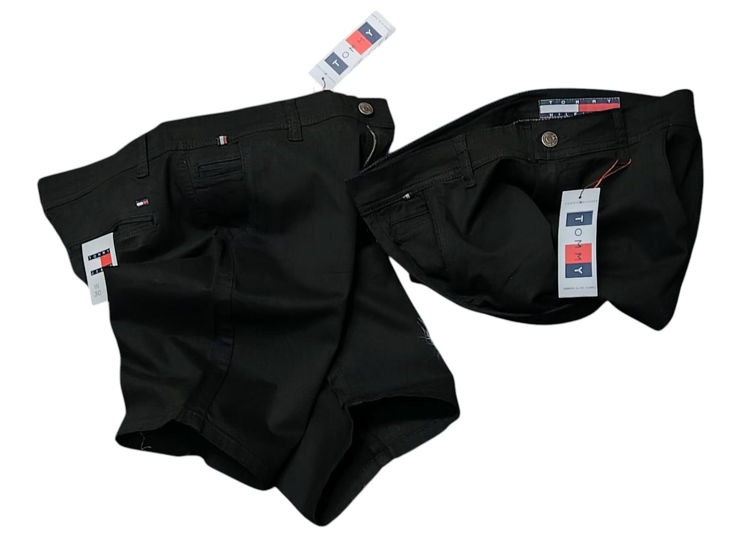 Bermuda Drill Tommy Hilfiger color negro