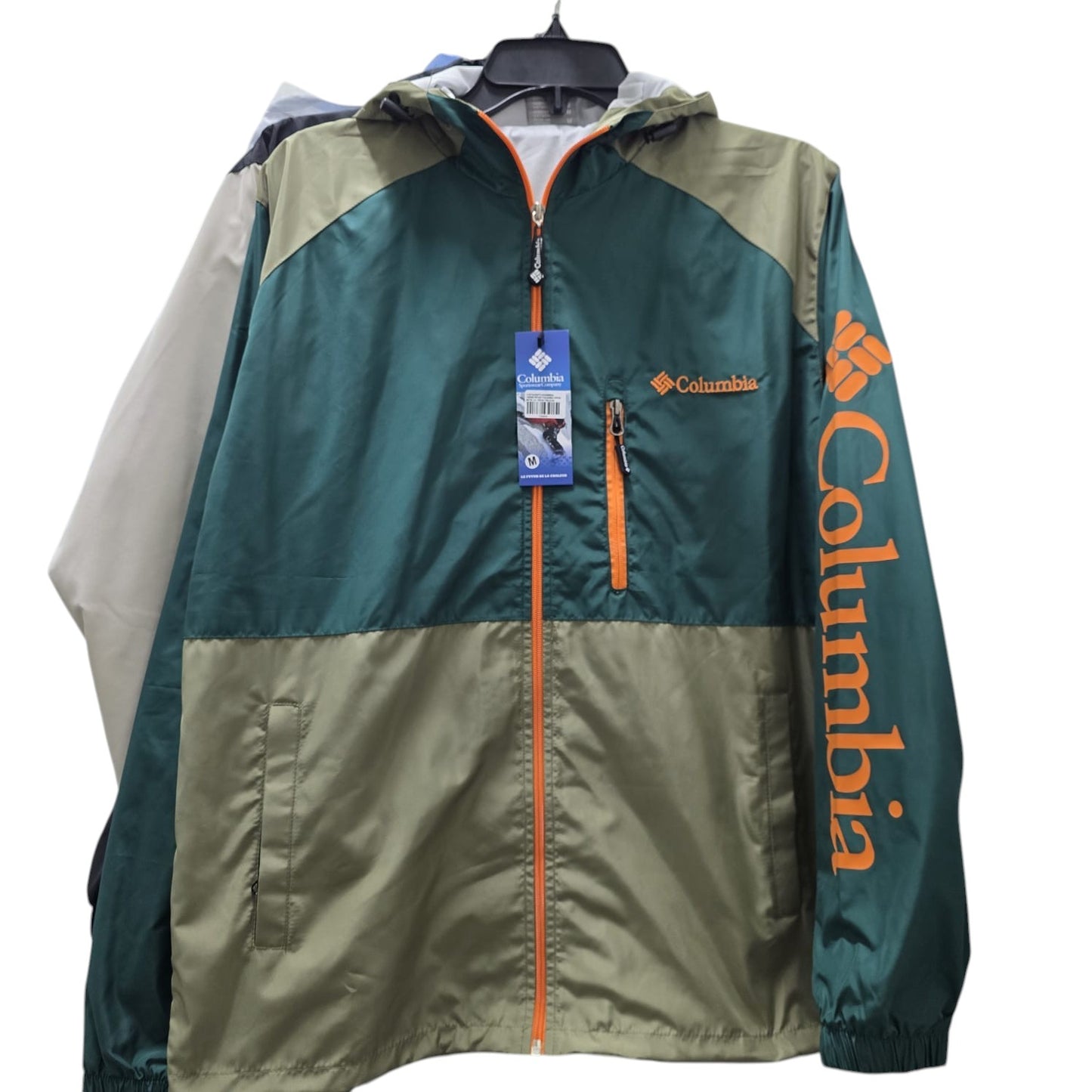 Cortaviento Columbia impermeable con capucha
