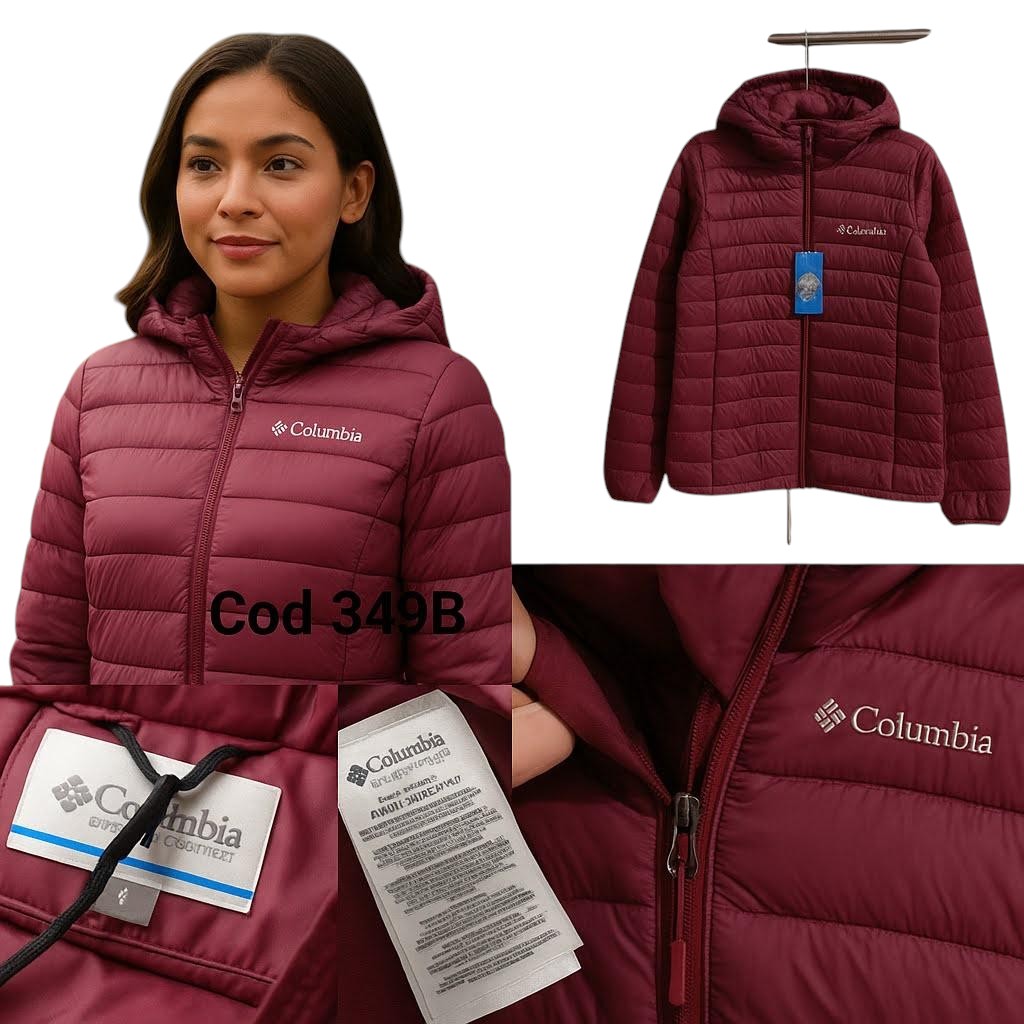 Casaca columbia de pluma de ganzo DAMA