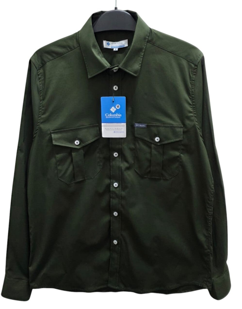 Camisas Columbia con Bolsillo Tipo Cargo