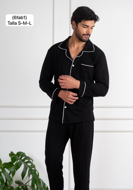 Pijama para caballero de algodón