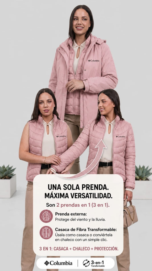 Casaca Columbia 3 en 1