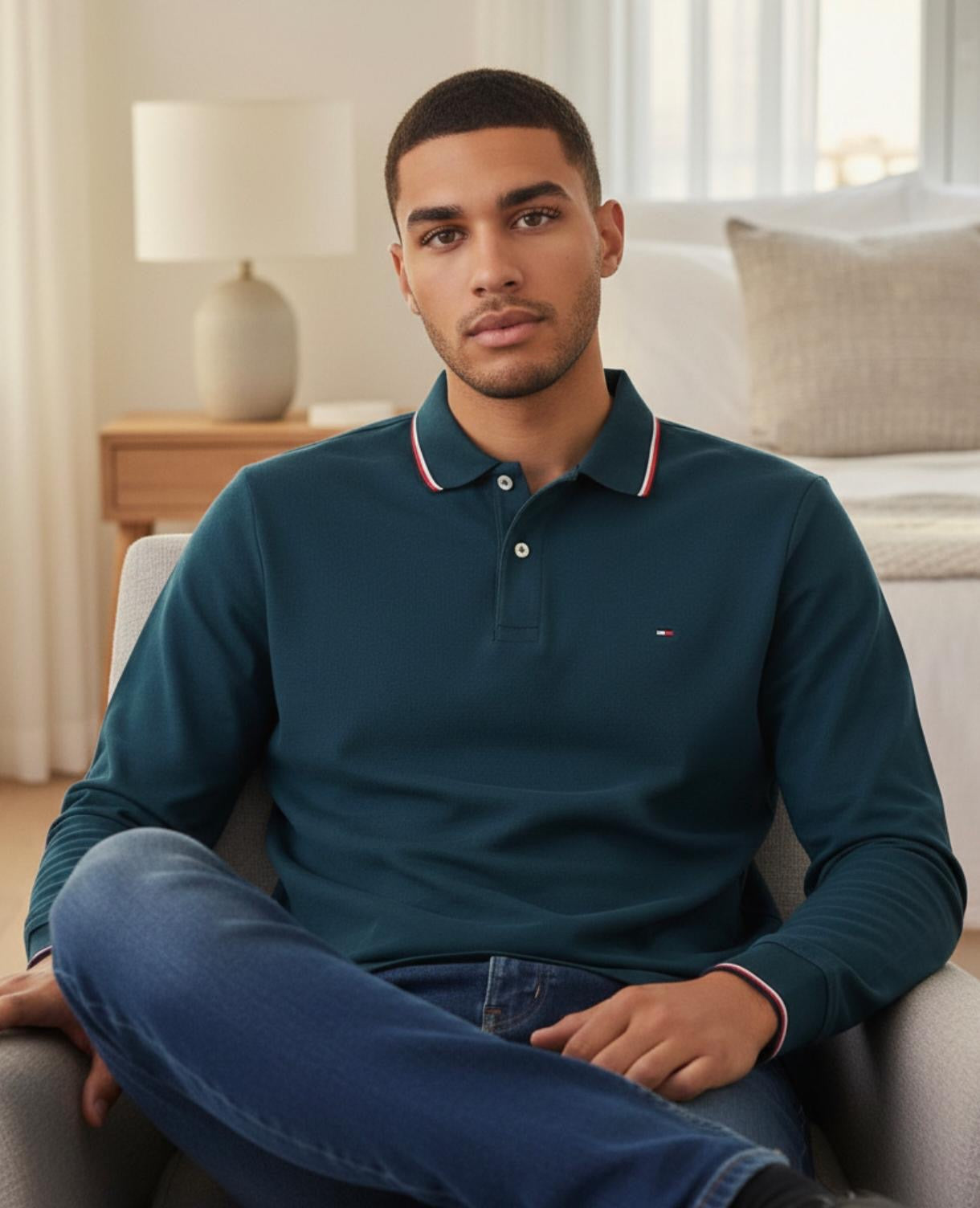 Camisero Tommy Hilfiger manga larga