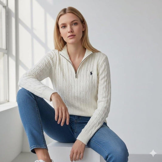 Chompa Ralph Lauren medio cierre