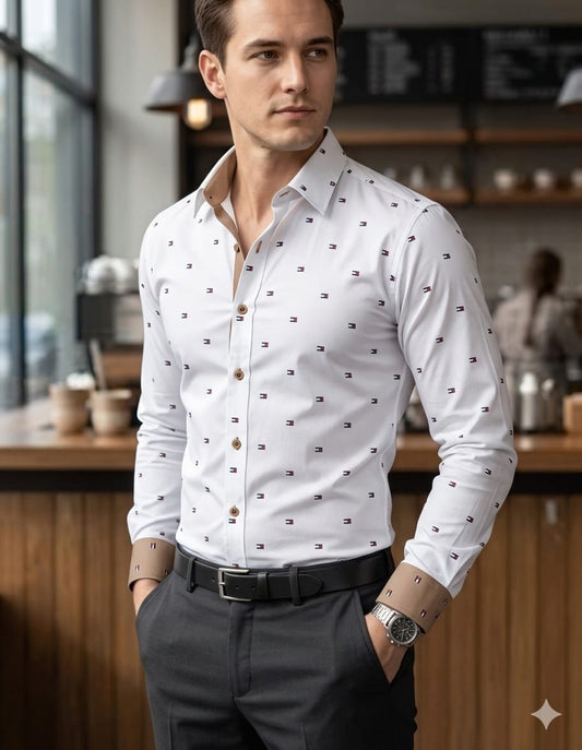 Camisa Tommy Hilfiger manga larga