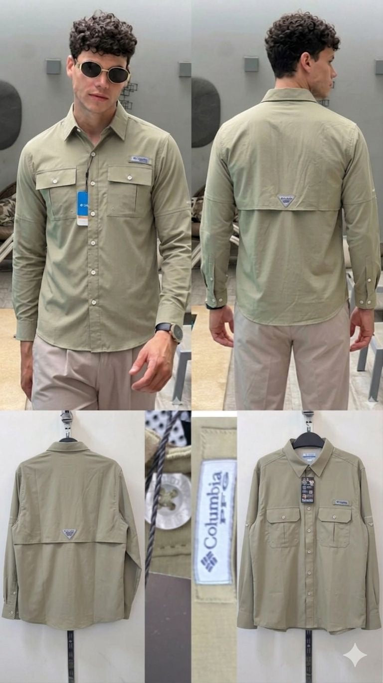 Camisa Columbia material forest