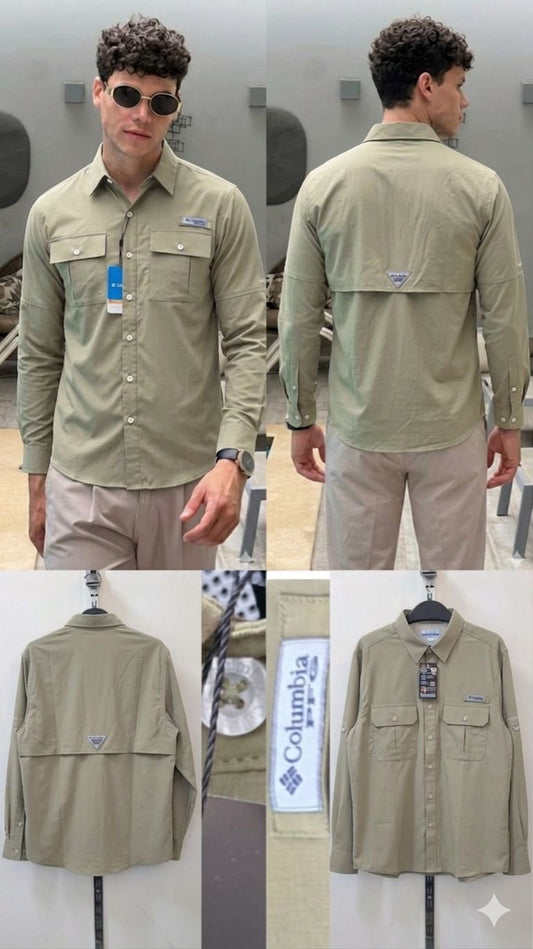 Camisa Columbia material forest