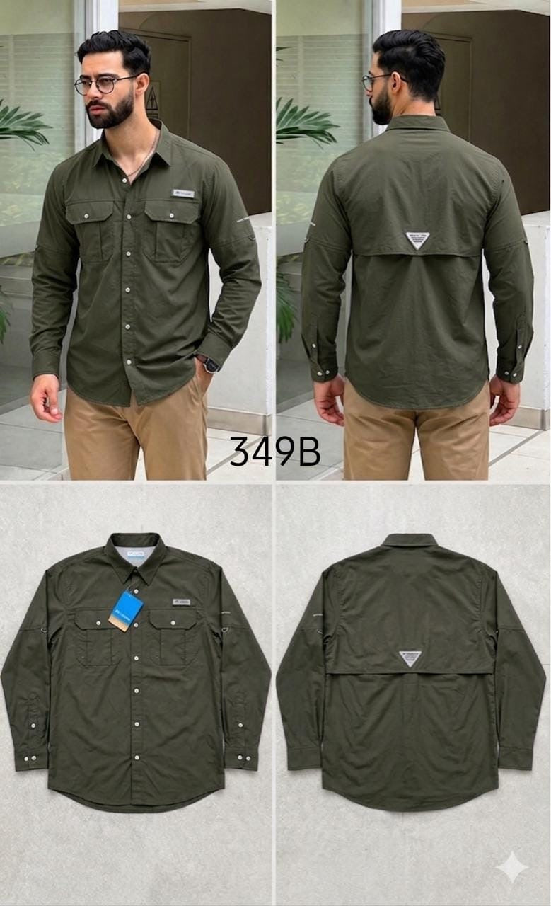 Camisa Columbia material forest
