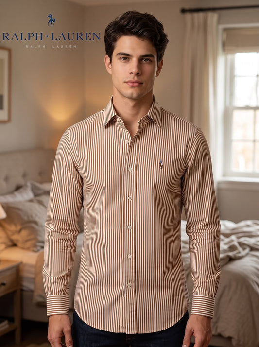 Camisa Ralph Lauren manga larga a rayas