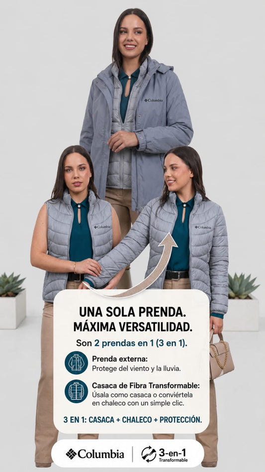 Casaca Columbia 3 en 1