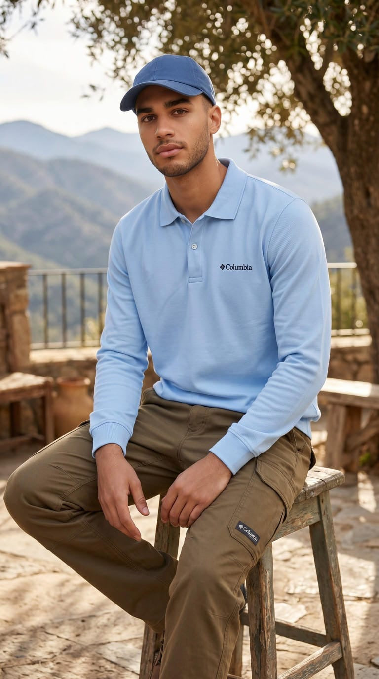 Camisero Columbia manga larga