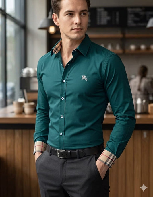 Camisa Burburry manga larga