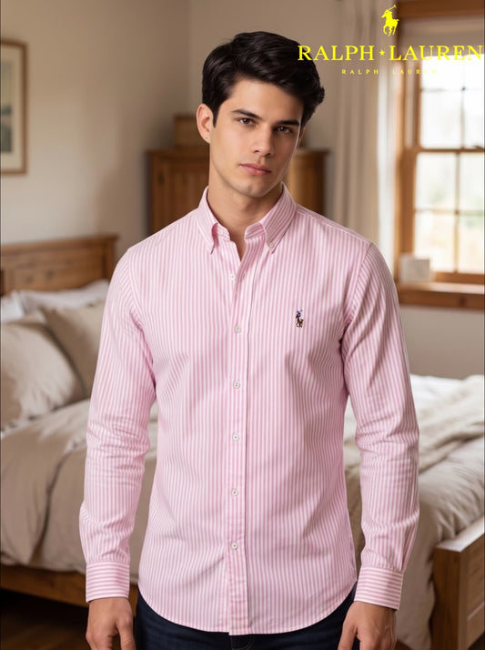 Camisa Ralph Lauren manga larga a rayas