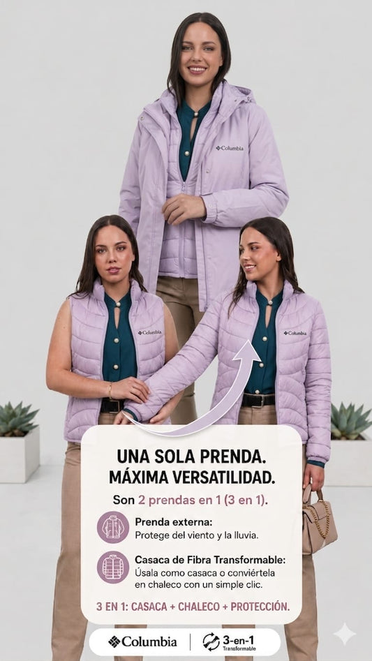 Casaca Columbia 3 en 1