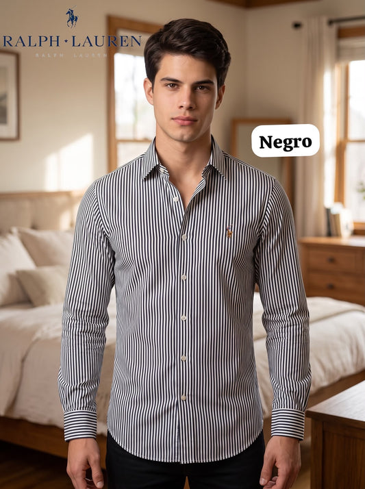 Camisa Ralph Lauren manga larga a rayas