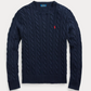Chompas trenzada RALPH Lauren hilo tejido