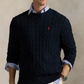 Chompas trenzada RALPH Lauren hilo tejido
