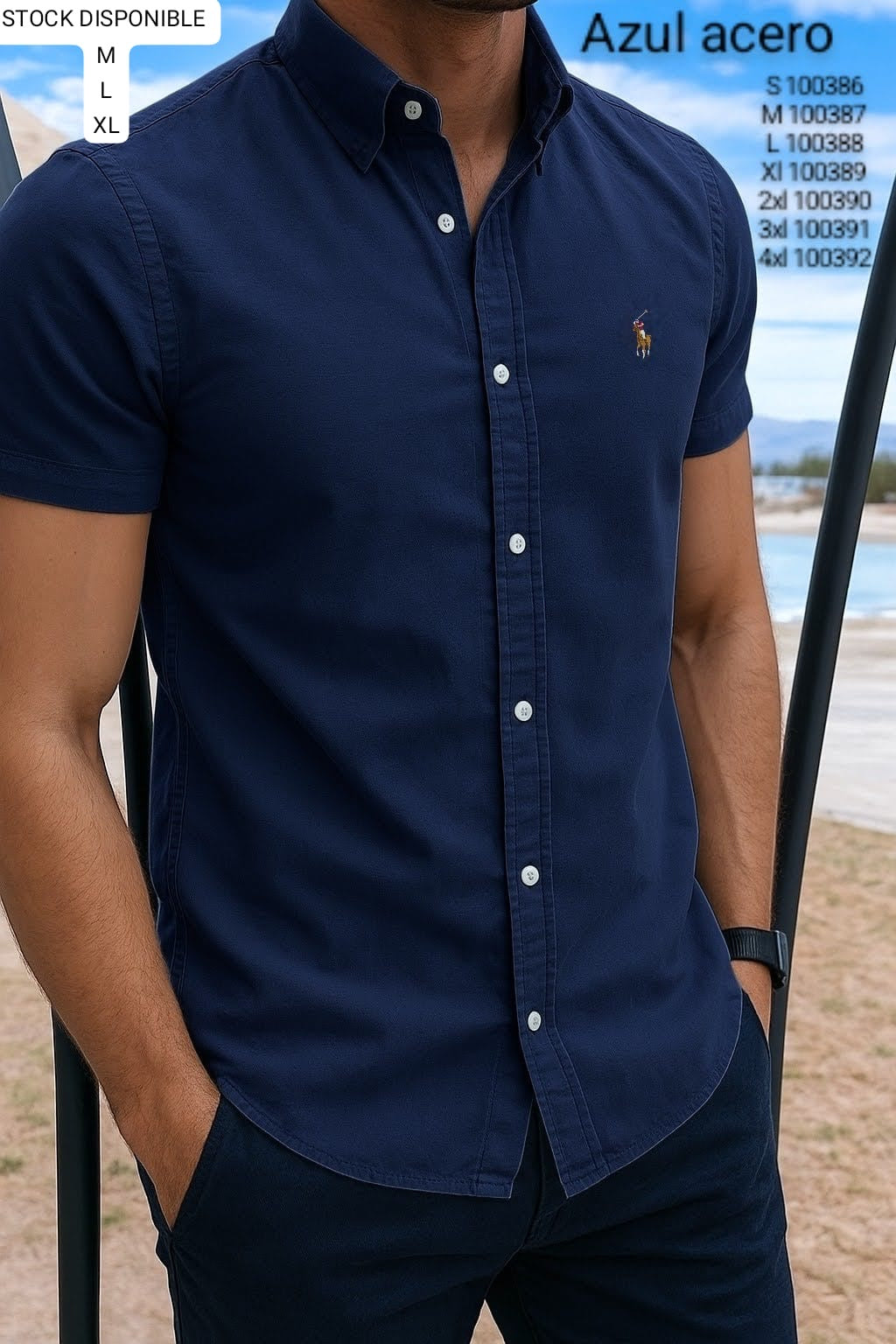 Camisa Ralph Lauren manga corta