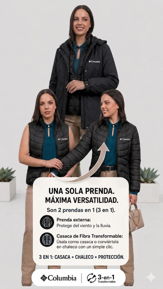 Casaca Columbia 3 en 1