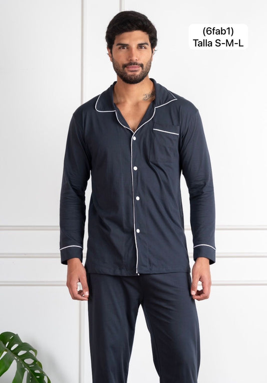 Pijama para caballero de algodón