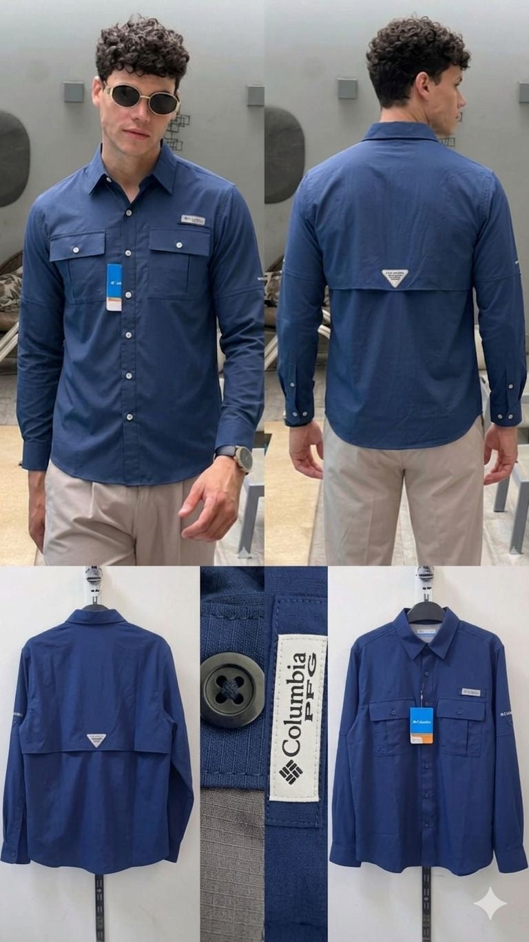 Camisa Columbia material forest