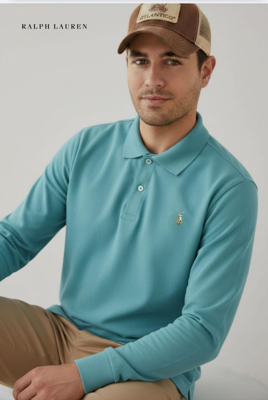 Camisero Ralph Lauren manga larga