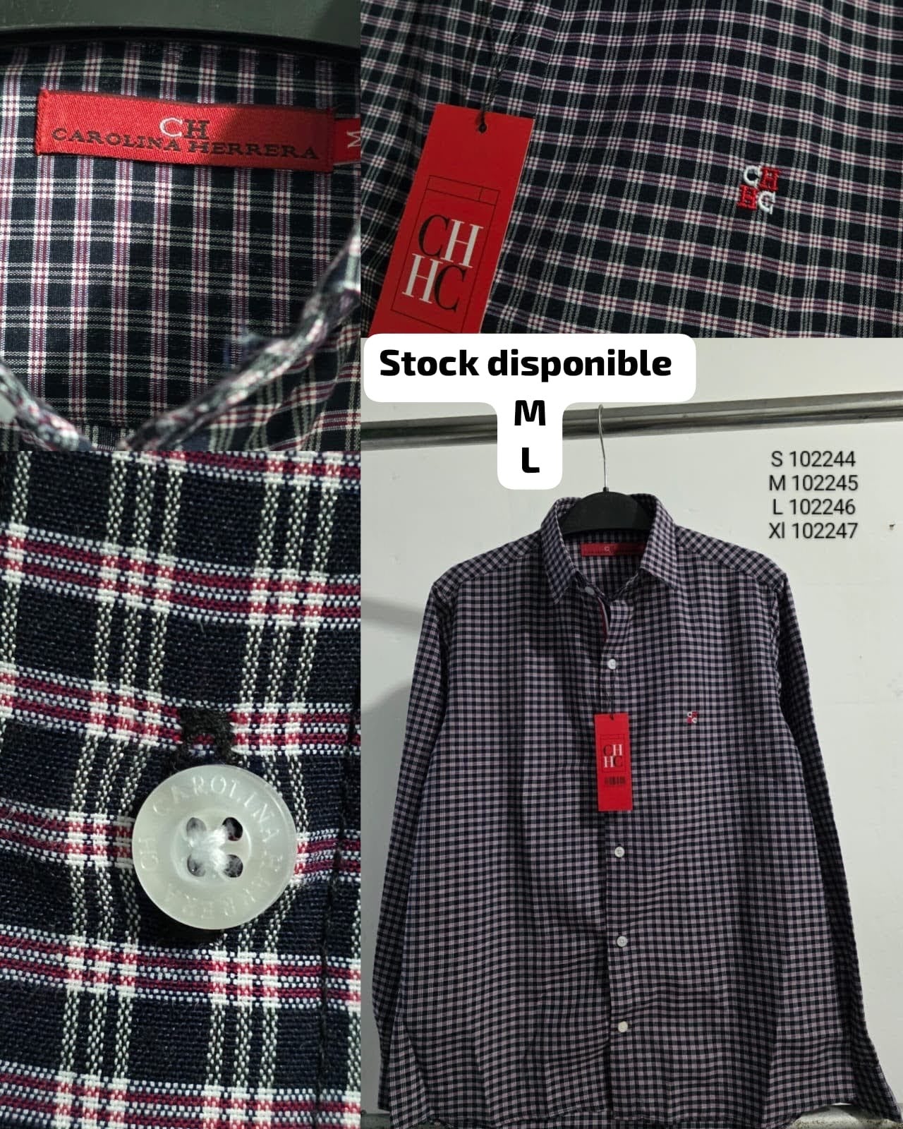 Camisa Carolina Herrera manga larga
