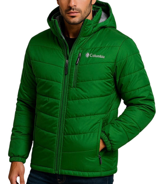 Casaca térmica con capucha removible para hombre