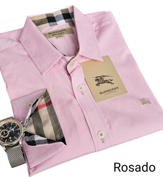 Camisa Burburry para caballero manga larga
